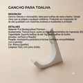Gancho de Toalha - descrição