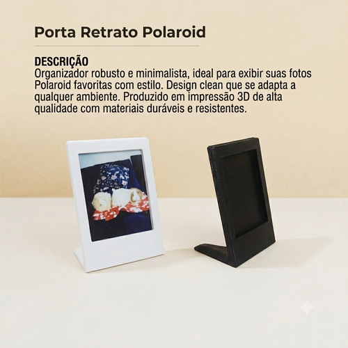 Porta Retrato Polaroid - descrição